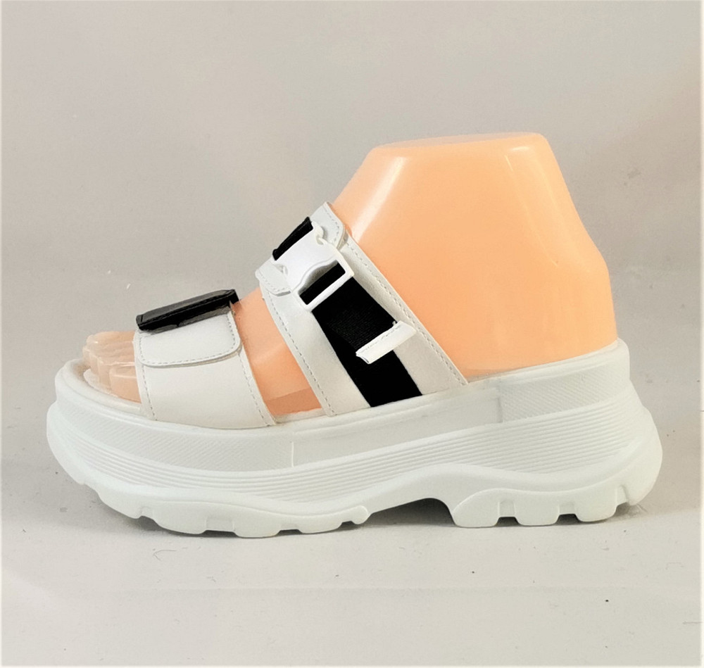 Шлёпанцы Тапочки Белые на Танкетке Женские на Платформе (размеры: 38,39,40,41) - 30-2 Днепр - изображение 3