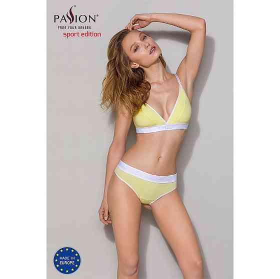 Спортивні трусики-стрінги Passion PS007 PANTIES M, yellow Sex Aura Київ
