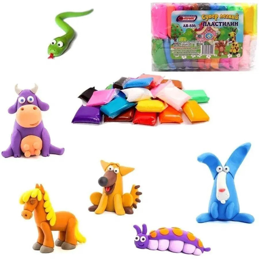 Дитяча ліплення набори, Тісто для дитини, Тісто для ліплення з аксесуарами Набори творчості JR-54 Львів - фото 16