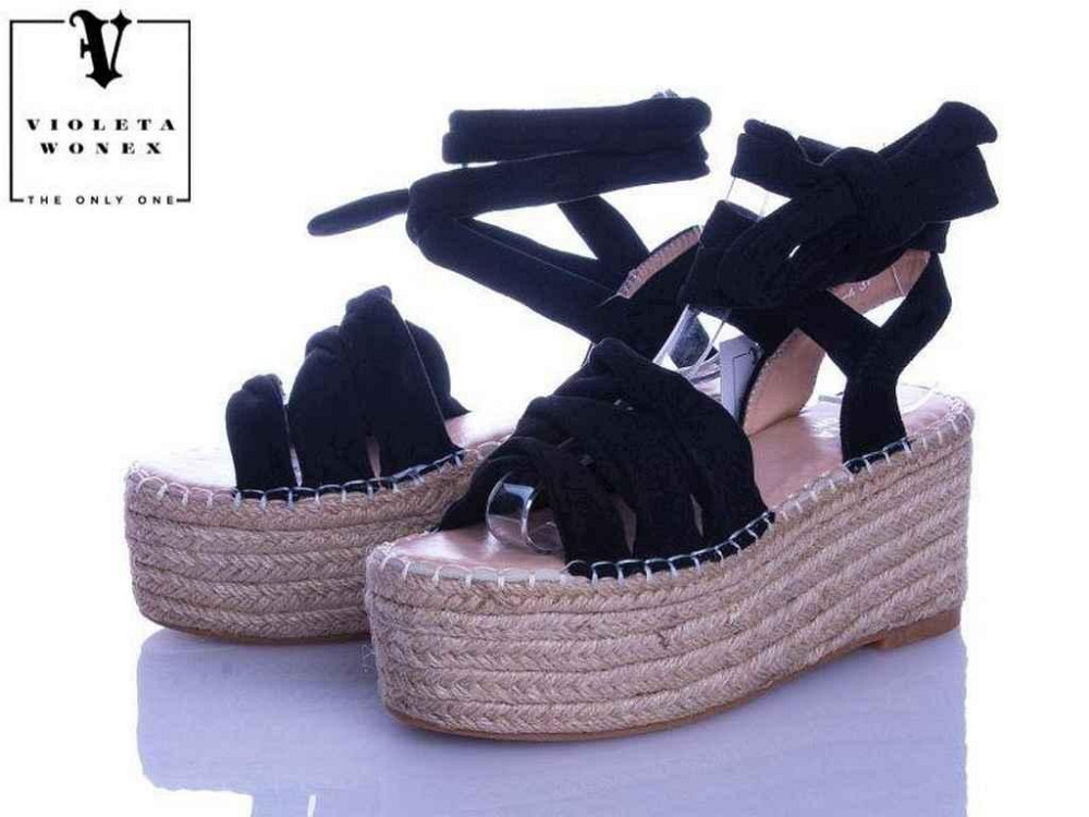 Босонiжки 158-4 (BLACK) р.38 ТМ Violetta Київ - фото 1