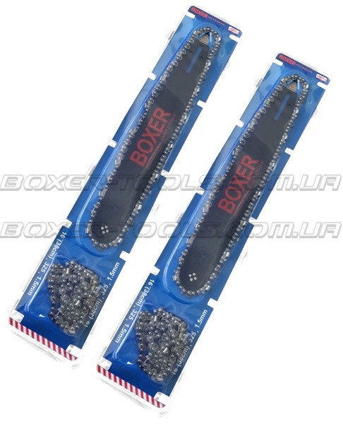 BX-3305 Шина Та Ланцюг Для Електропил 41 см. (16”) 1,5 мм., 3/8 Паз, 72 Ланки, Зубців: 36 шт Одеса - фото 3