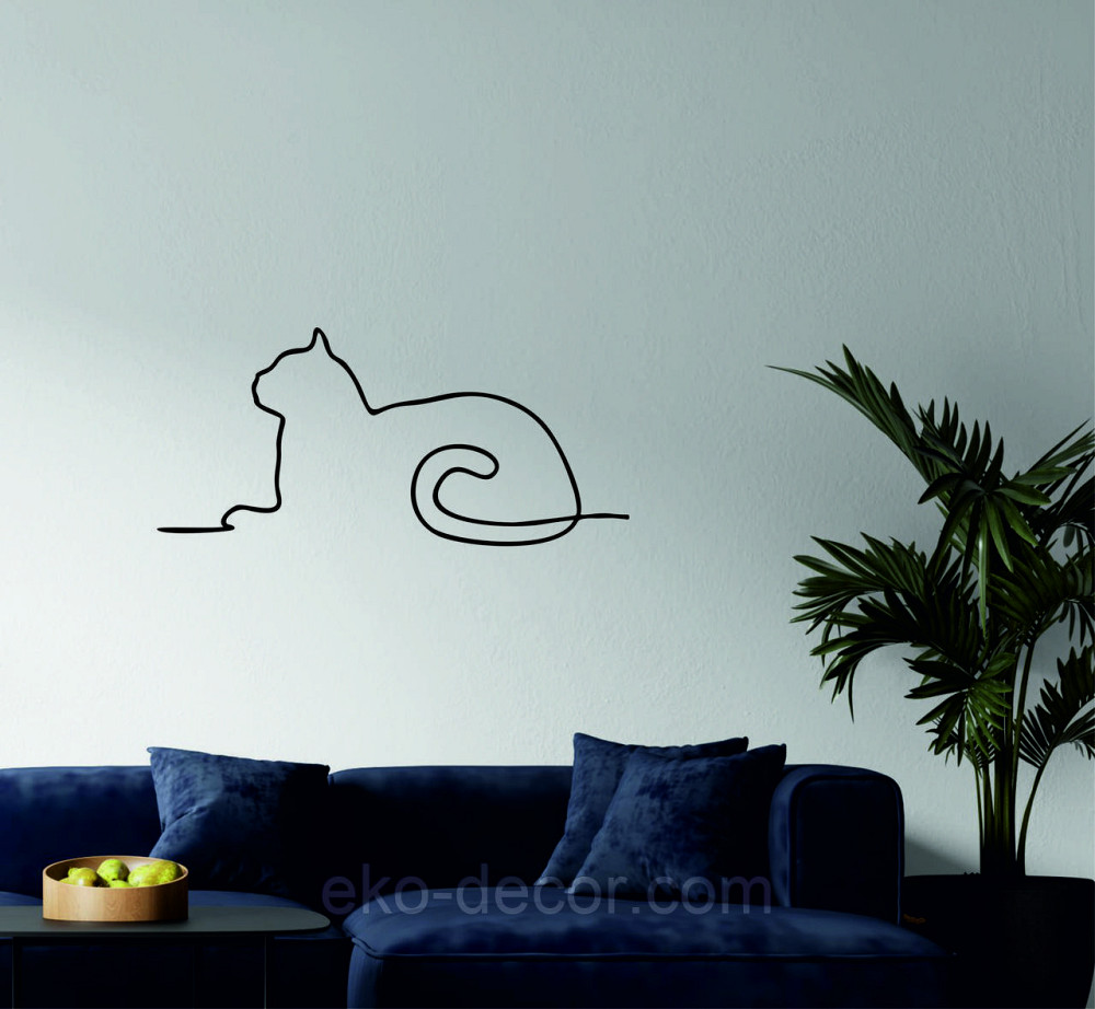 Декоративное настенное 3D Панно «Кот» Декор на стену с объемом Киев - изображение 5