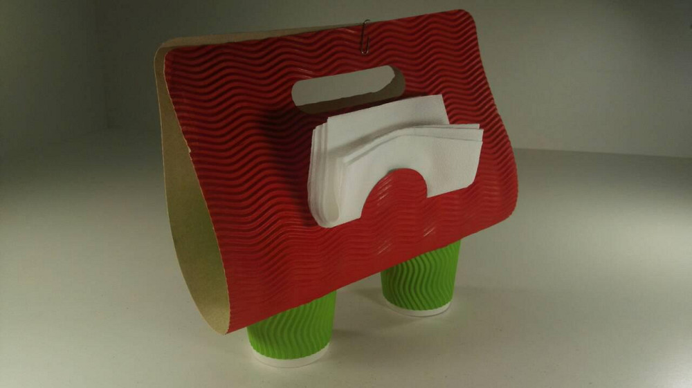 Кейс паперовий "Червоний" (25 шт) Харків - фото 2