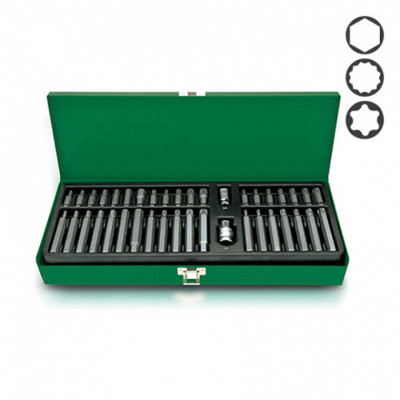 Набор бит Toptul 10мм HEX,TORX,SPLINE 40ед. (GAAD4002) Винница - изображение 2