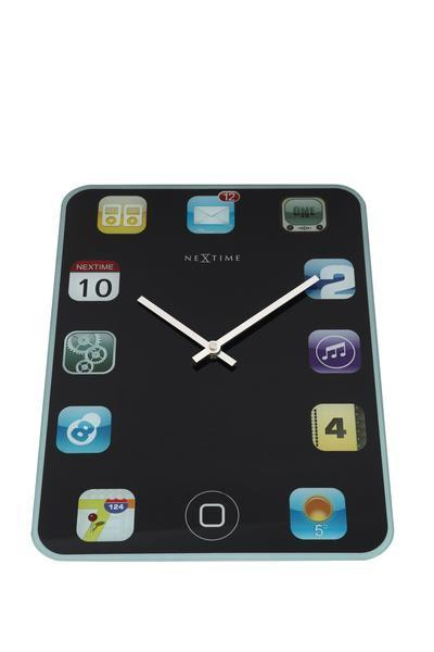Годинник настінно-настільний Mini Wallpad (20х15 см) Чорний Вінниця - фото 2