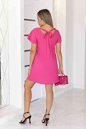 Сукня літня з воланами на плечах Fiesta 42-44, Малиновий Київ