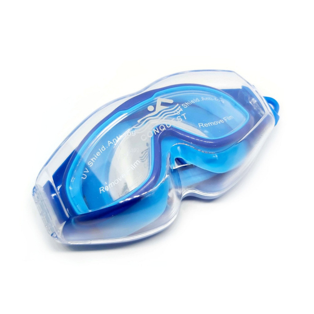 Окуляри для плавання CONQUEST BL-9300 Вишневе - фото 9