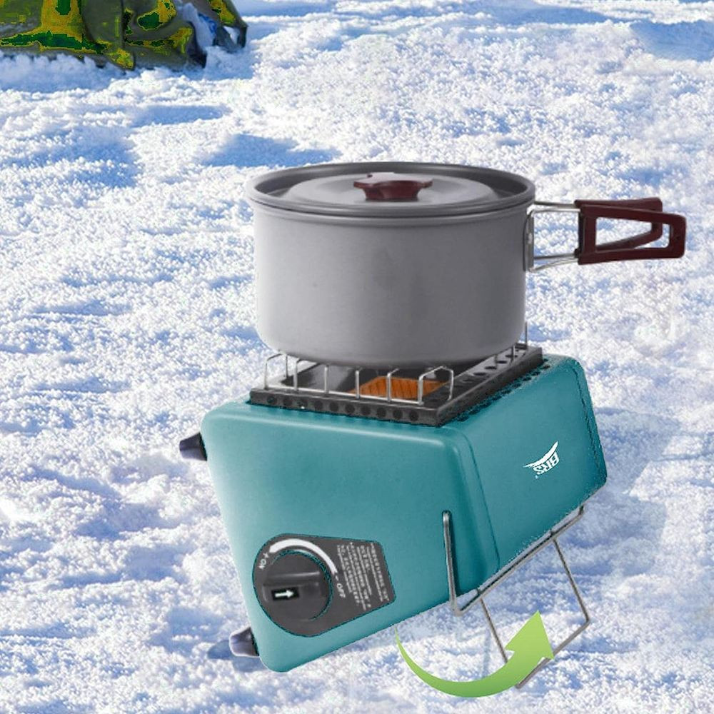 Газовий пальник-обігрівач BRS-H23, зелений Київ - фото 7