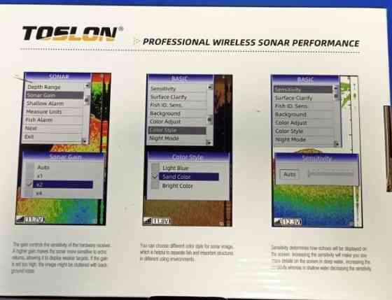 Новий ехолот Toslon TF520. Харків