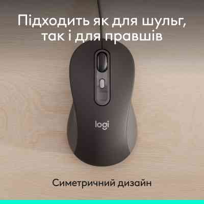 Мишка Logitech Signature M520 for Business USB-C Graphite (910-007511) Вінниця