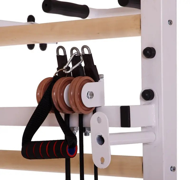 Профессиональная шведская стенка с єспандерами металлическая с деревянными перекладинами оздоровительная Каменское - изображение 10