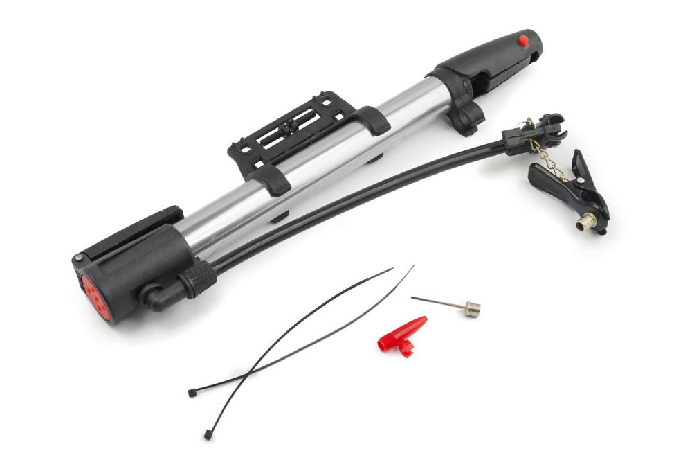 Насос ручний (L-25 см, з кріпленням на раму, сірий) OP Мукачево - фото 1