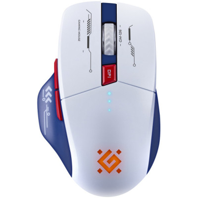 Мишка Defender Tisa GM-126 LED Wireless/Bluetooth White/Blue (52126) Вінниця - фото 1