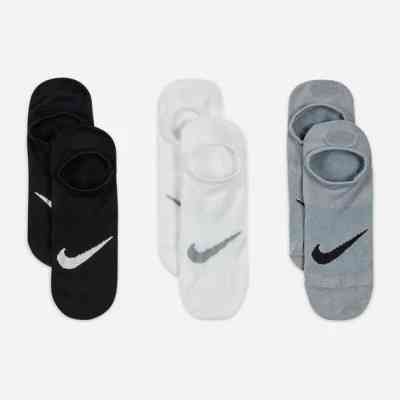 Носки Nike U NK EVERYDAY PLUS LTWT FOOTIE 3PPK SX5277-924 34-38 3 пари Чорний/Білий/Сірий (194958595456) Винница