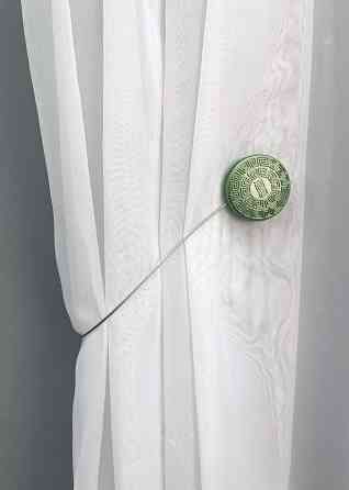 Магніти для штор і гардин Родос набір 2 шт Оливковий (81-127) Київ