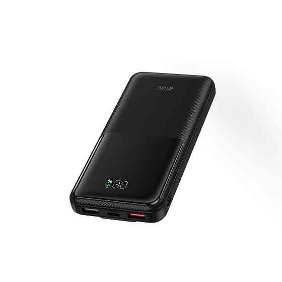 Павербанк 10000 mAh WIWU Wi-P081 22.5W быстрая зарядка черный power bank повербанк Одесса