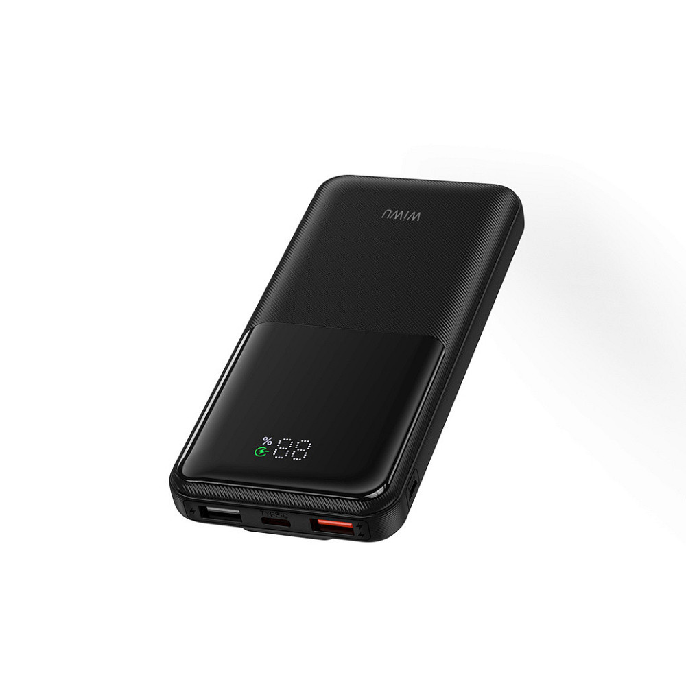 Павербанк 10000 mAh WIWU Wi-P081 22.5W швидка зарядка чорний power bank повербанк Одеса - фото 3