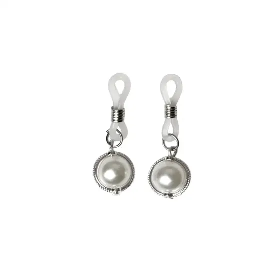 Прикраса на соски Art of Sex - Silver Day, колір білий Львов