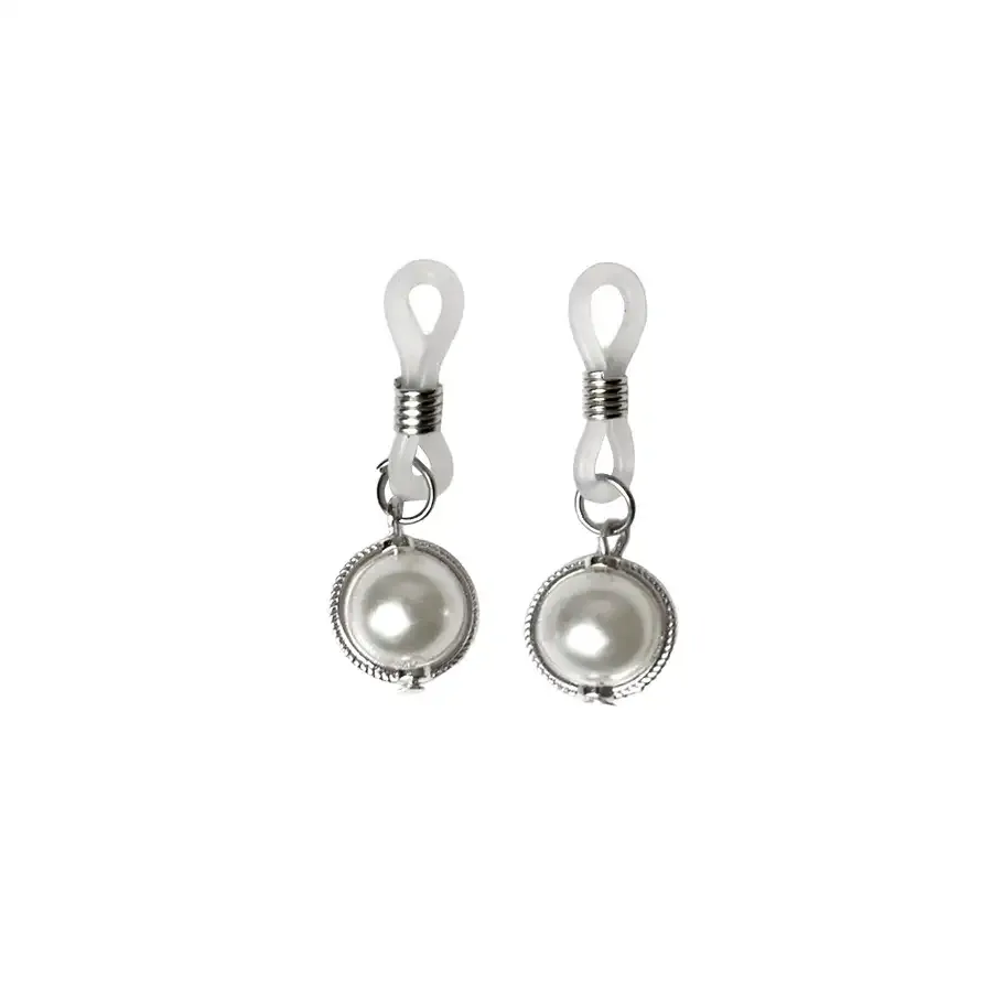 Прикраса на соски Art of Sex - Silver Day, колір білий Львів - фото 1