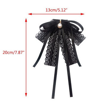 Галстук бабочка брошь кружевная черная Киев - изображение 4