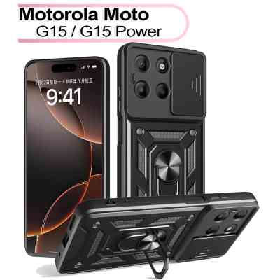 Чохол до мобільного телефона BeCover Military Motorola Moto G15 / G15 Power Black (713530) Вінниця