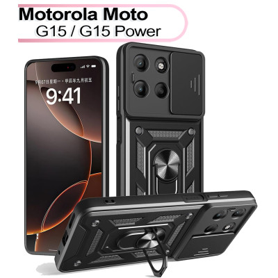 Чехол для мобильного телефона BeCover Military Motorola Moto G15 / G15 Power Black (713530) Винница - изображение 1