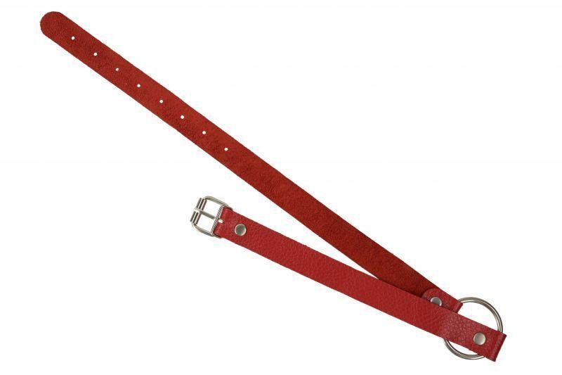 Кляп Leather O-Ring Gag Red Sex Aura Київ - фото 2
