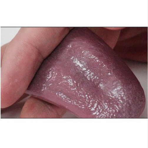 Штучний язик 35 на 54 мм коричневий Київ - фото 9