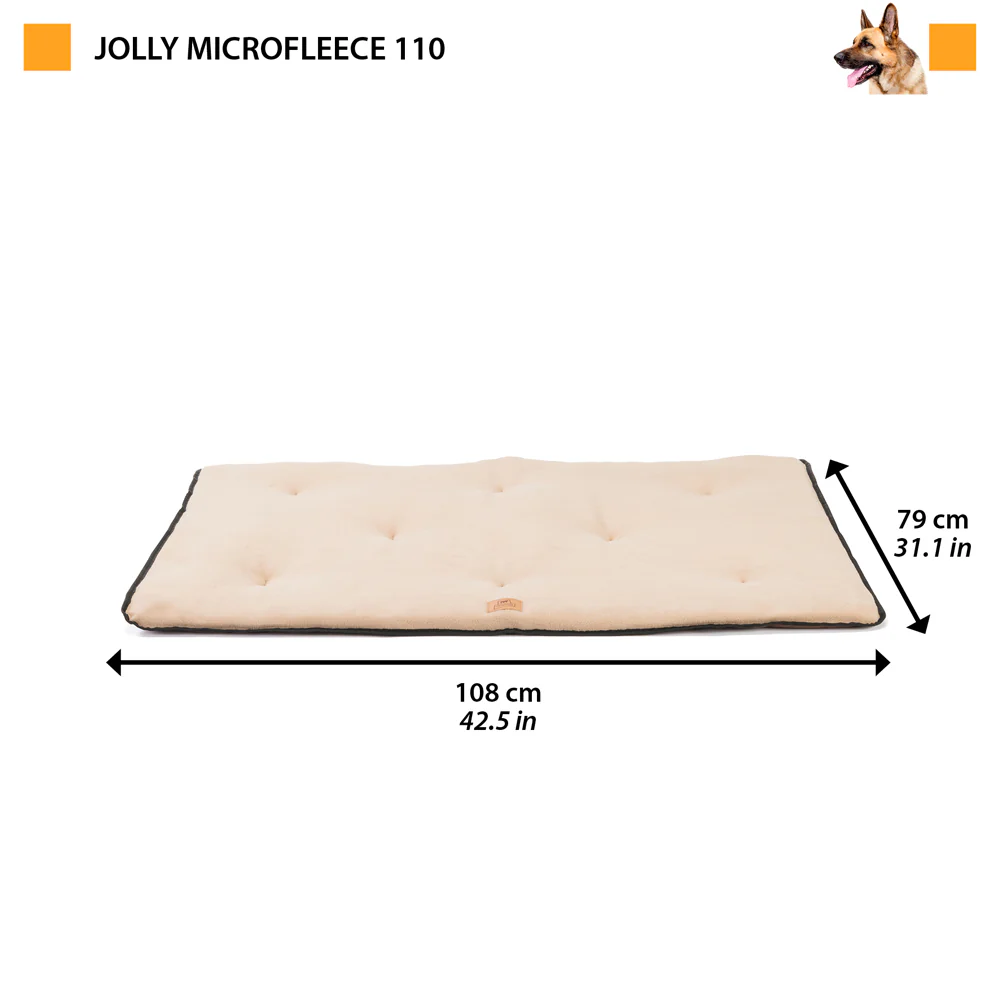 Матрас-подстилка для собак Ferplast Jolly Microfleece (Ферпласт Джолли Микрофлис) 108 x 79 cм - 110, Серый Запорожье - изображение 2