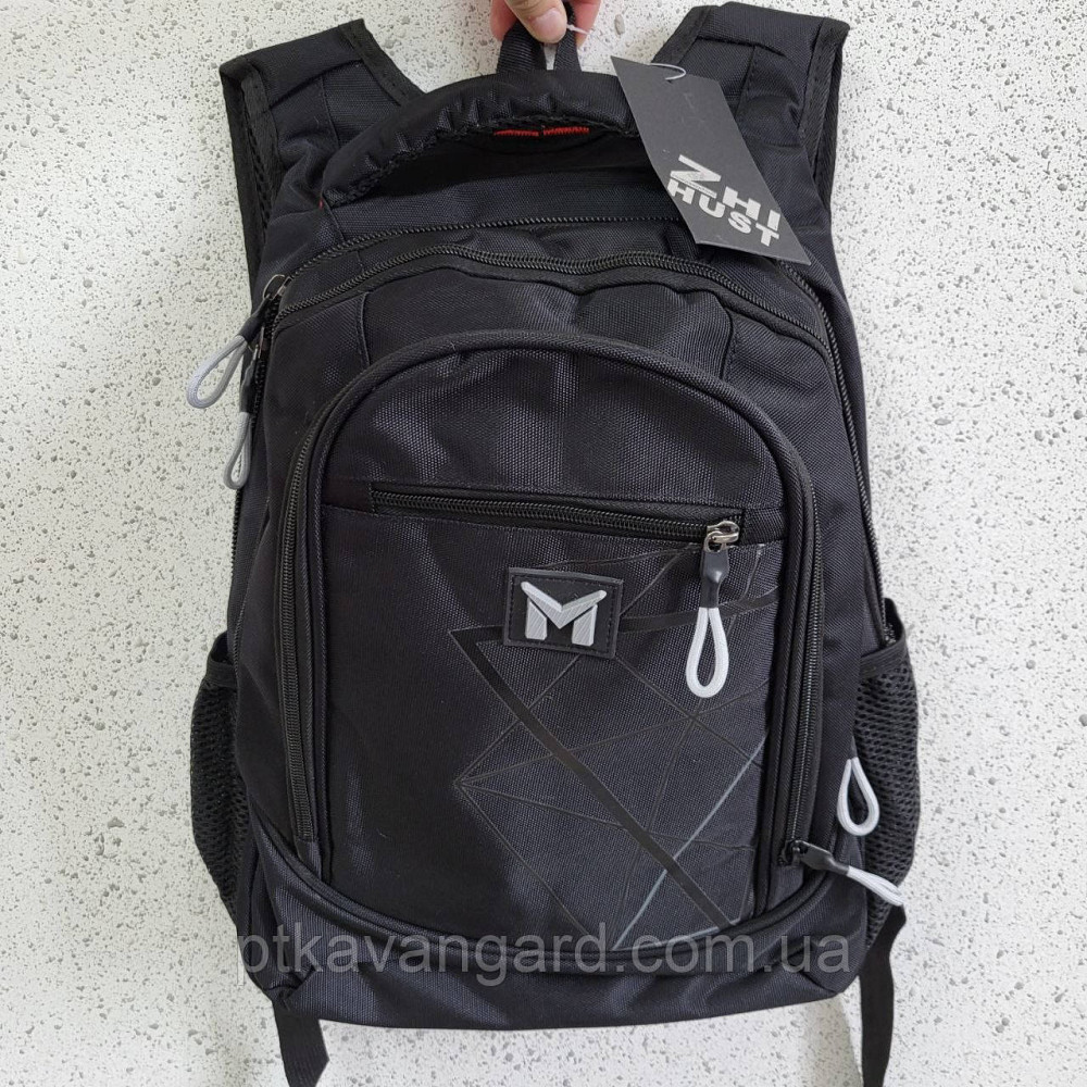 Рюкзак школьный подростковый C 72799 (ортопедическая спинка, 3 отделения, 3 кармана, на молнии, в пакете) Хмельницкий - изображение 1