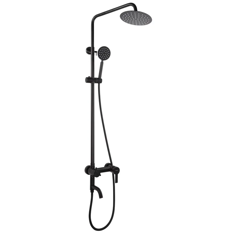 Душова колона зі змішувачем Mixxus NOX-009-J Black з нерж. стали SUS304 (MI5751) Київ - фото 1