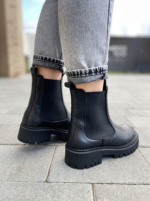 Lonza Черевики жіночі LONZA 382-3561 чорні (зима, шкіра натуральна) (5184) 38 Коломыя - изображение 4