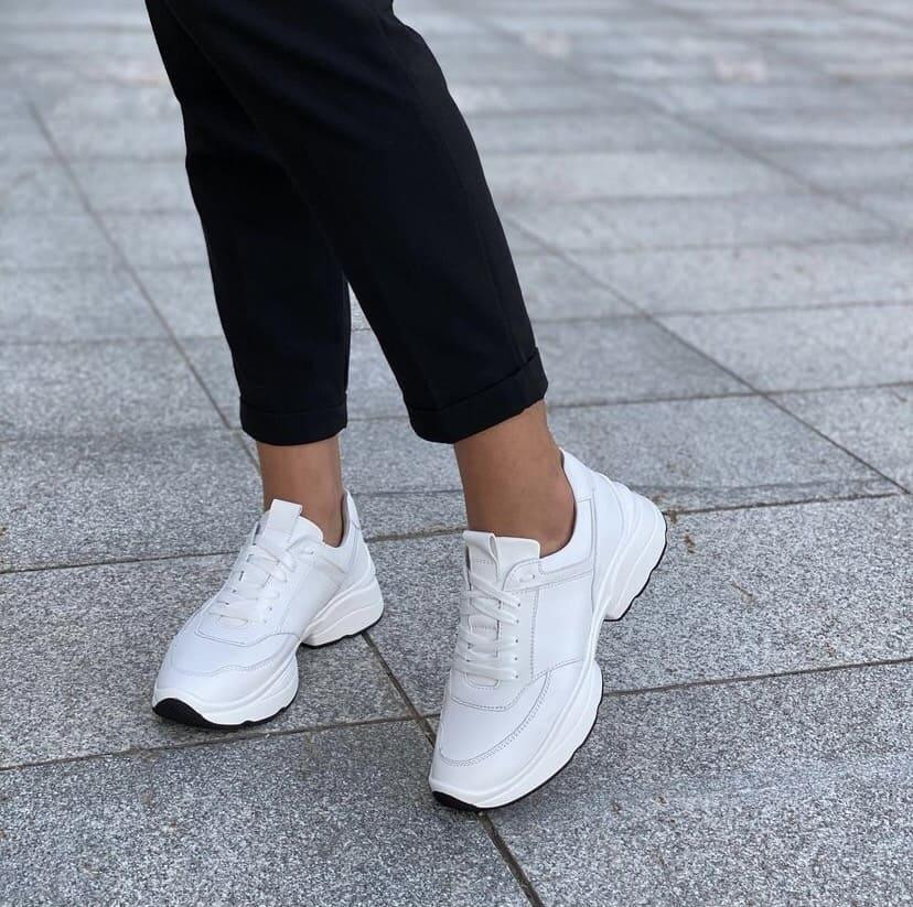 EMELI Кросівки жіночі EMELI 21971/2 білі (весна-осінь, шкіра натуральна) (4395) лише 36р.і 40р. Коломыя - изображение 2