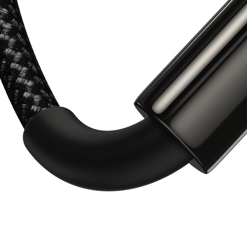 Кабель USB - Type-C Baseus Tungsten Gold Fast Charging Data Cable 100W 1m Black CAWJ000001 Одеса - фото 7