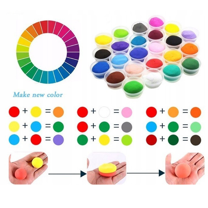 Дитяча ліплення набори, Тісто для дитини, Тісто для ліплення з аксесуарами Набори творчості JR-54 Львів - фото 11