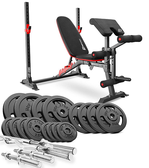 Набір STRONG 106кг з лавкою HS-1095 Київ - фото 1