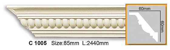 Карниз полиуретановый с орнаментом Gaudi Decor C 1005 Flexi Днепр