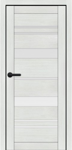 Дверь межкомнатная Порталино PL-04 санома белая сатин Киев - изображение 1