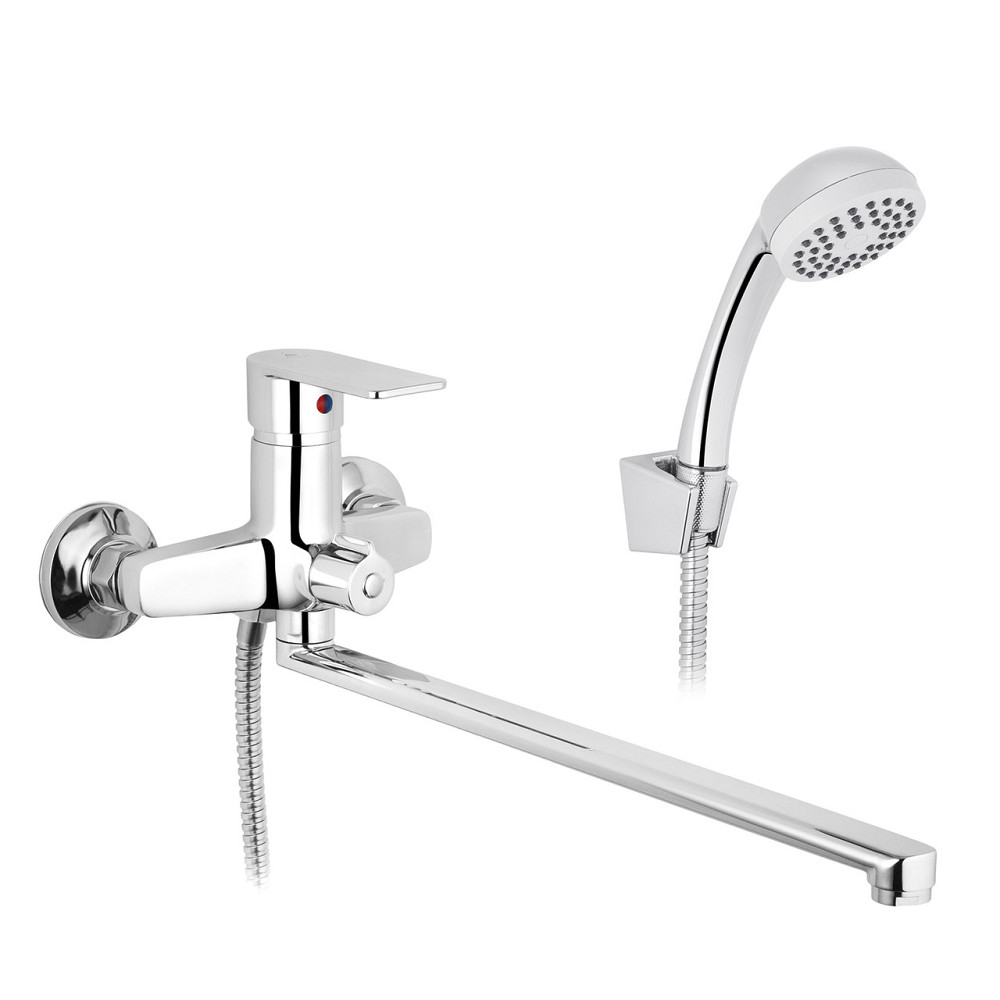 Смеситель для ванны Agua Merida - C071 з душевым гарнитуром Киев - изображение 1