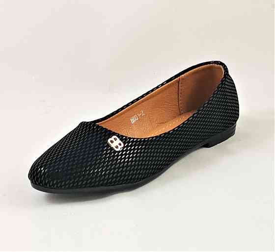 Женские Балетки Черные Мокасины Туфли (размеры: 36,37,38,39,40,41) - 01-2 Днепр