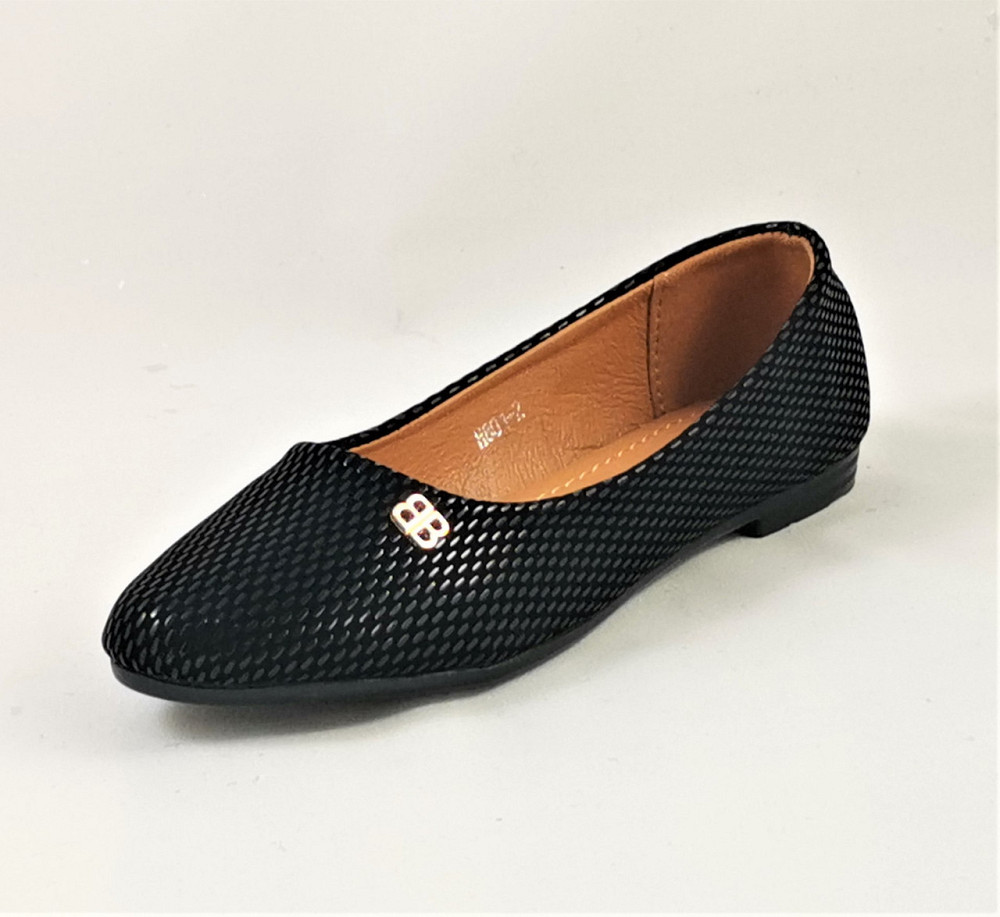 Жіночі Балетки Чорні Мокасини Туфлі (розміри: 36,37,38,39,40,41) — 01-2 Дніпро - фото 5