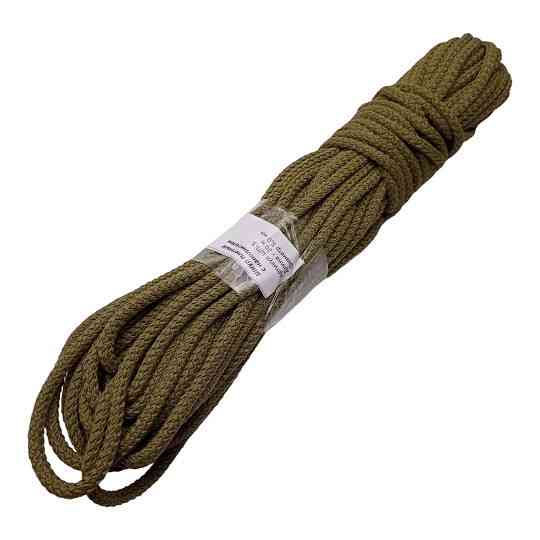 Шнур плетёный с наполнителем ШП-5, 5мм, 20метров (ХАКИ) Днепр