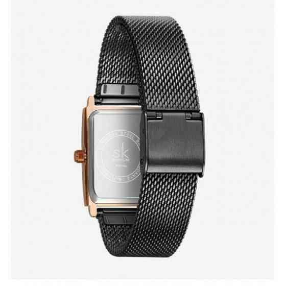 Жіночий наручний годинник Shengke Victoria (Чорний) Вінниця