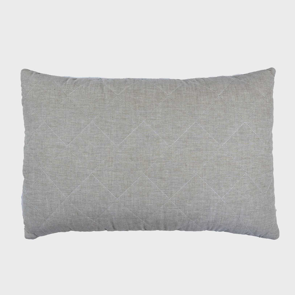 Подушка конопляна YouStar 40х60 см покриття 100% льон (Сірий) Суми - фото 2