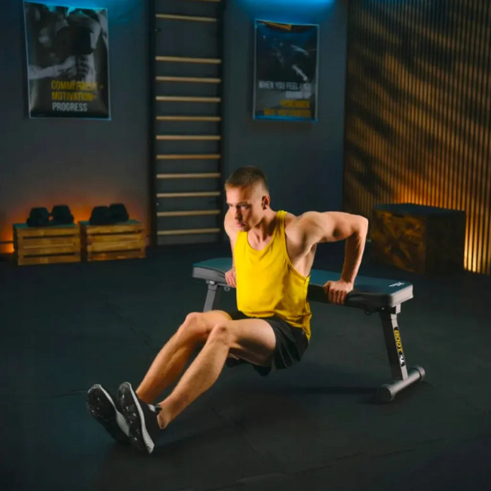 Тренировочная скамья для дома и спортзала универсальная раскладная Спортивная скамья для тренировок Trex Sport Киев - изображение 7