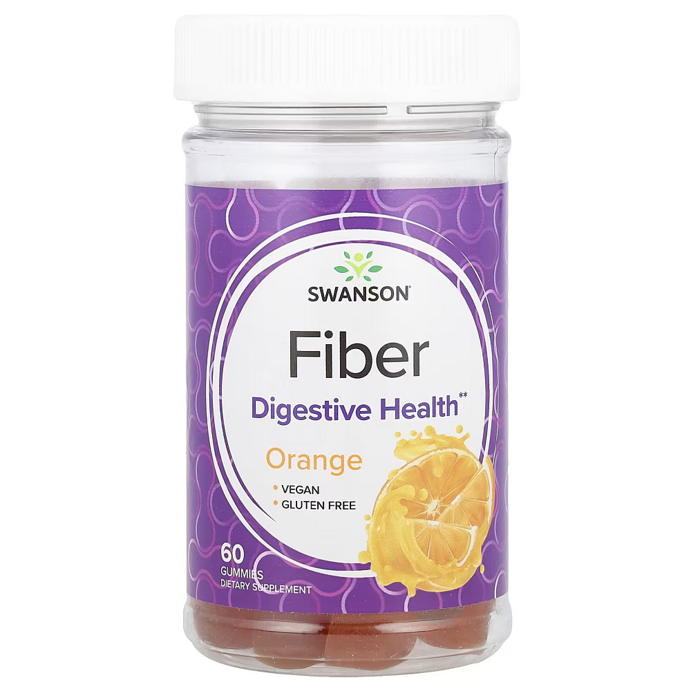 Клетчатка Swanson Fiber 60 Gummies (Orange) Луцк - изображение 1