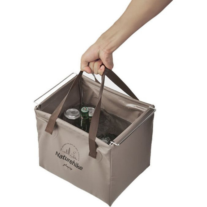 Туристический складной контейнер Naturehike CNH22SN002 для воды из ПВХ 20л (Зеленый) Винница - изображение 5