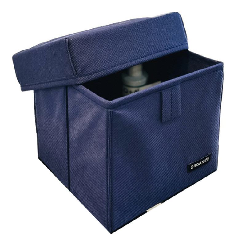Органайзер коробка для дрібниць XS з кришкою 17х17х16 см (Синій) Суми - фото 2