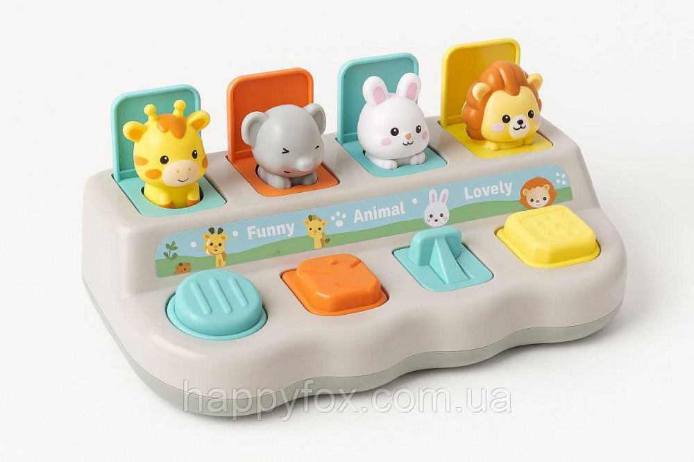 Навчальна іграшка “Віскакує” у стилі Монтессорі (Pop-Up Toy) Львів - фото 1