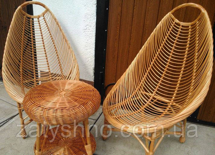 Комплект плетених меблів для балкона Київ - фото 2